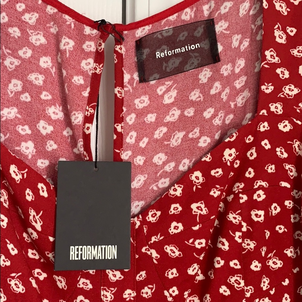 Reformation Cheri Floral Dress NWT - Picture 4 of 6
